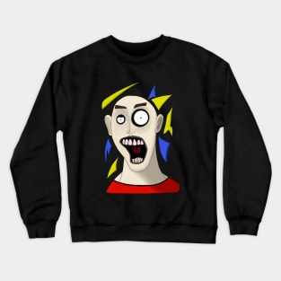 Man Screaming Insanely Crewneck Sweatshirt